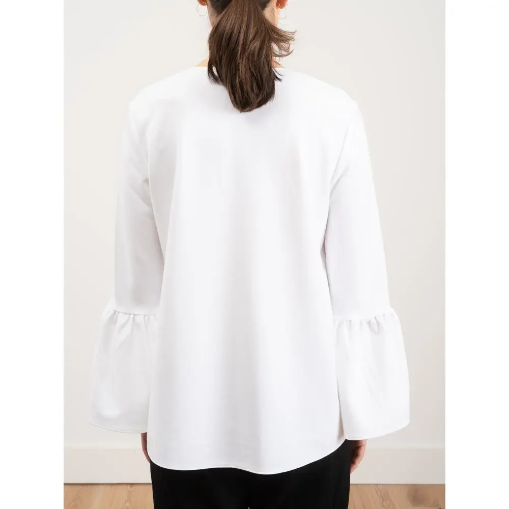 Tibi structured crepe